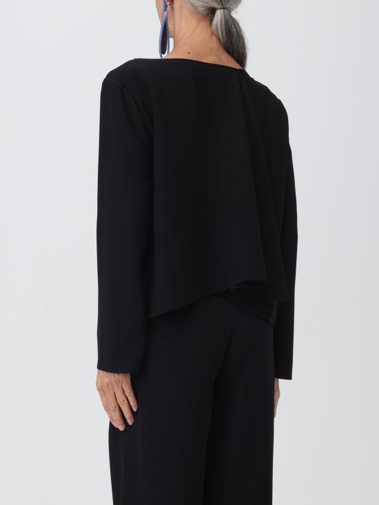  조르지오 아르마니 셔츠 E3NC1C2NWAZ 0999 nero - GIORGIO ARMANI