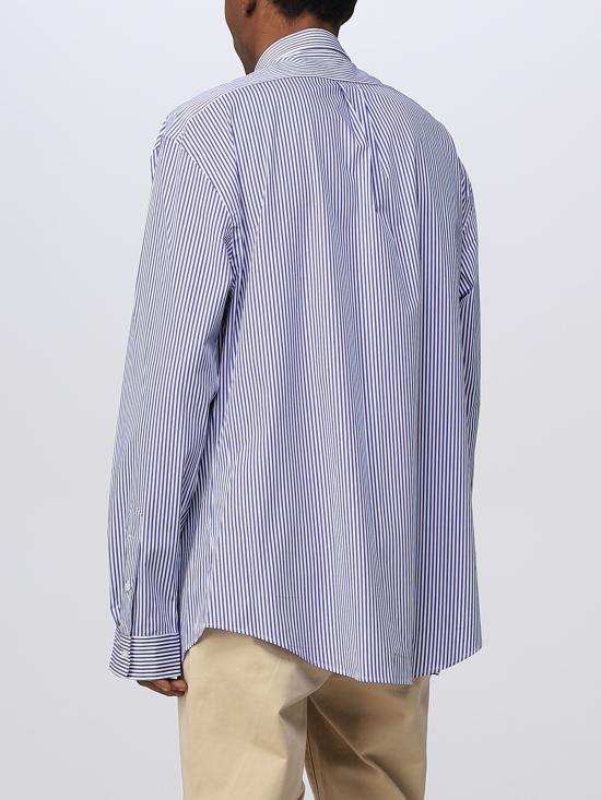  랄프 로렌 긴팔 셔츠 710832480 008 blu bianco - RALPH LAUREN