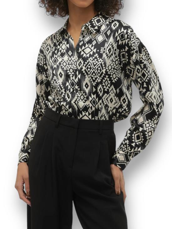  베로 모다 블라우스 10303377 BLACK bianco nero