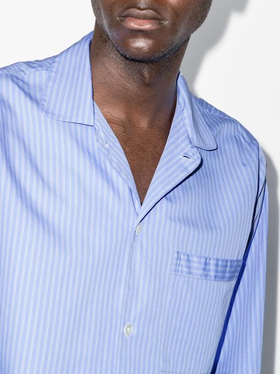  테클라 라운지 웨어 SWT PS PIN STRIPES Blue - TEKLA