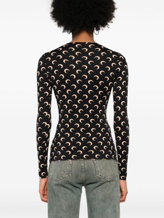  마린세르 긴팔 티셔츠 WTS006 CJER0001 T99 MARRONE - MARINE SERRE