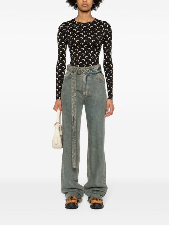  마린세르 긴팔 티셔츠 WTS006 CJER0001 T99 MARRONE - MARINE SERRE