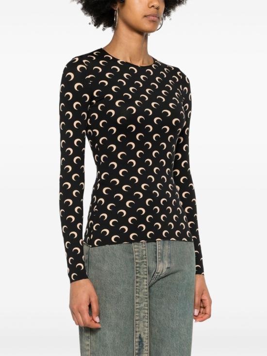  마린세르 긴팔 티셔츠 WTS006 CJER0001 T99 MARRONE - MARINE SERRE