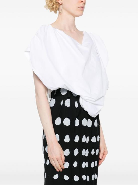 24FW 비비안웨스트우드 블라우스 1505000J W009Q AAA A401 White - VIVIENNE WESTWOOD