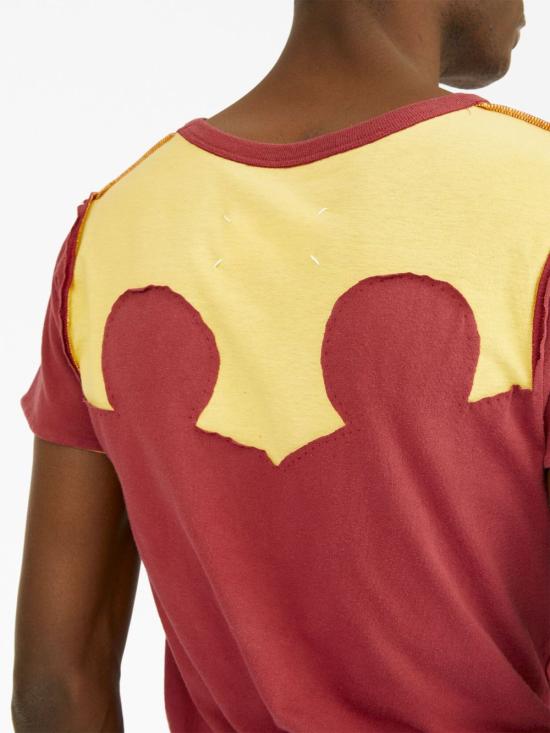  마르지엘라 반팔 티셔츠 S67GC0029 S24607 228 Burgundy