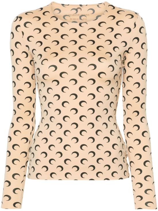  마린세르 긴팔 티셔츠 WTS006 CJER0001 TA10 BEIGE - MARINE SERRE