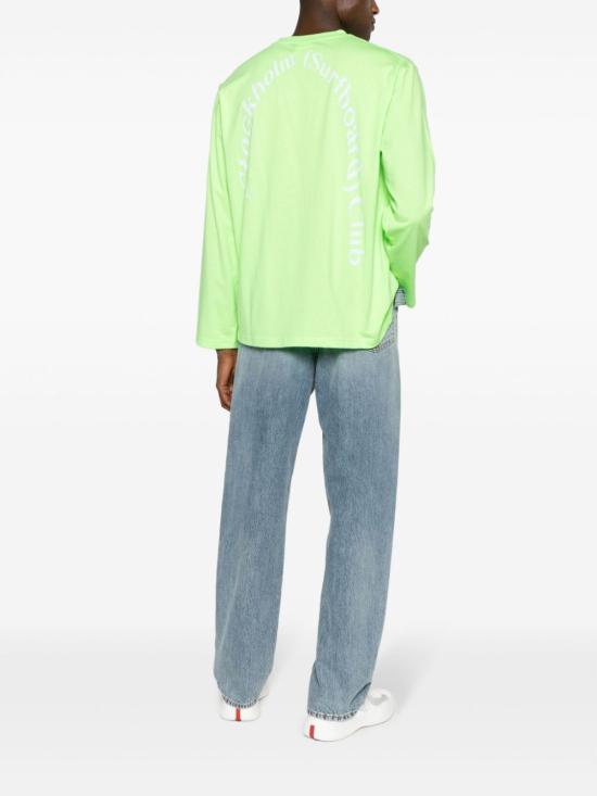  스톡홀름 서프보드 클럽 반팔 티셔츠 GU1FG3 Flou Green - STOCKHOLM SURFBOARD CLUB