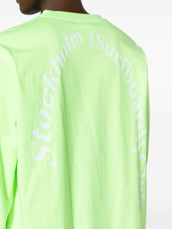  스톡홀름 서프보드 클럽 반팔 티셔츠 GU1FG3 Flou Green - STOCKHOLM SURFBOARD CLUB