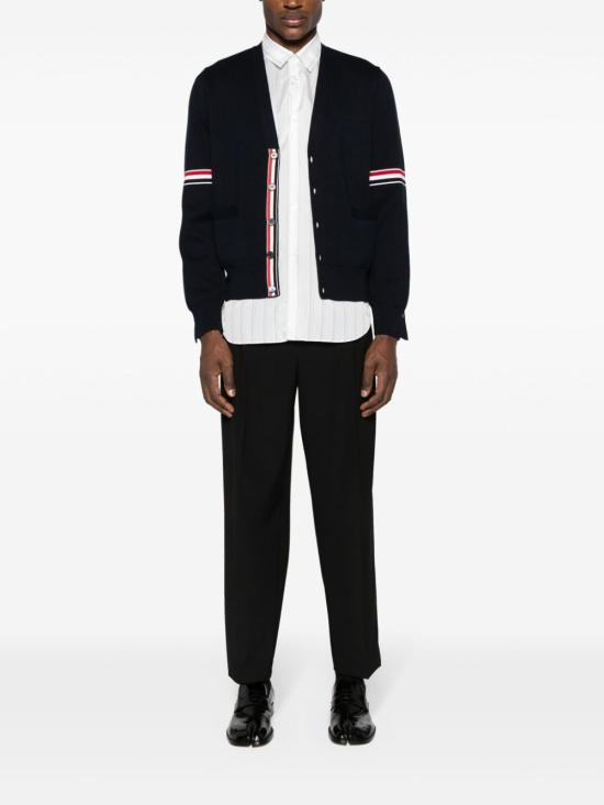  톰브라운 가디건 MKC310A Y3007 415 BLU - THOM BROWNE