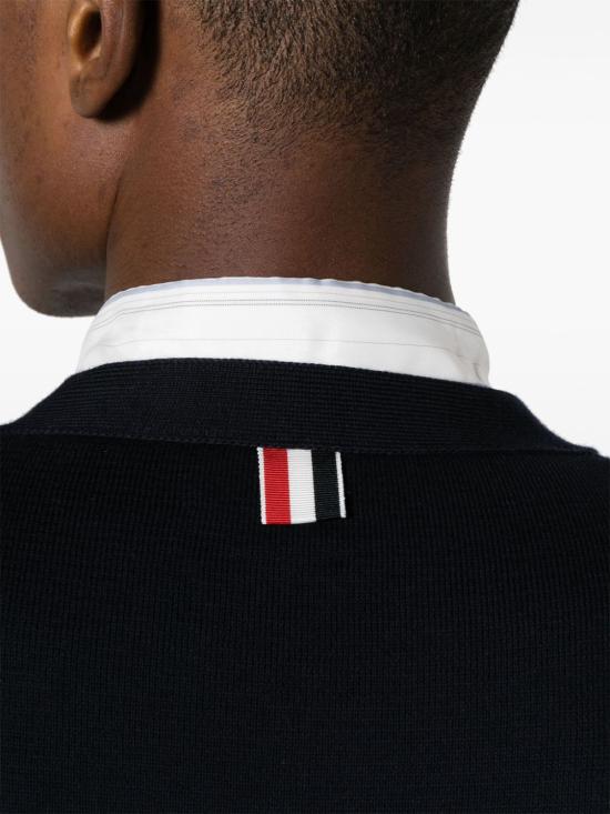  톰브라운 가디건 MKC310A Y3007 415 BLU