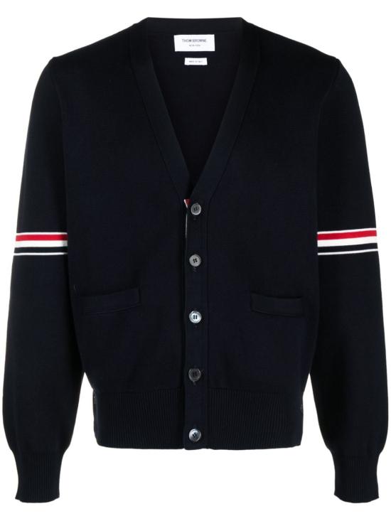  톰브라운 가디건 MKC310A Y3007 415 BLU - THOM BROWNE