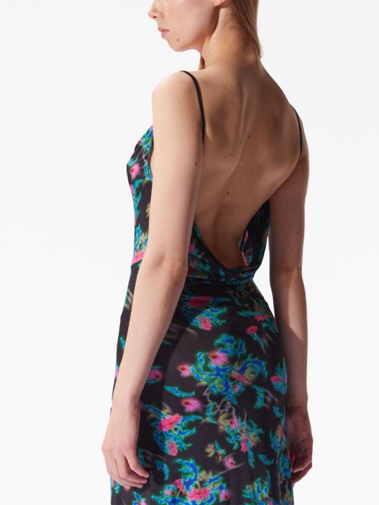  마카파니 베스트 M2MH060 4758 S9F1 Floral Black - MACCAPANI