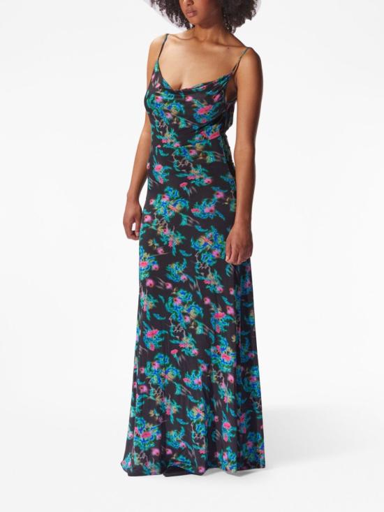  마카파니 베스트 M2MH060 4758 S9F1 Floral Black - MACCAPANI