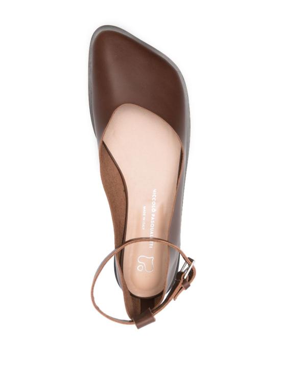  니콜로 파스콸레티 플랫 슈즈 NP F010LEA Brown MARRONE