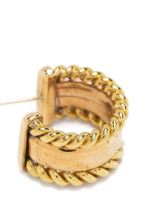  로라 롬바르디 이어링 DOPPIA EARRINGS BRASS MARRONE