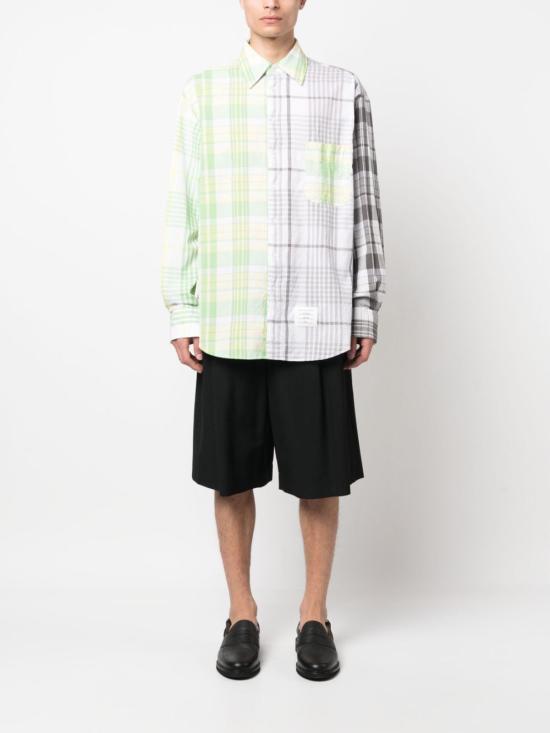  톰브라운 긴팔 셔츠 MWL346F F0172 035 GRIGIO - THOM BROWNE