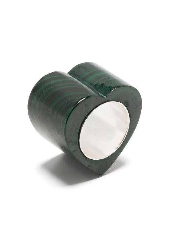  언커먼 반지 CCRI12 MALACHITE SILVER - UNCOMMON