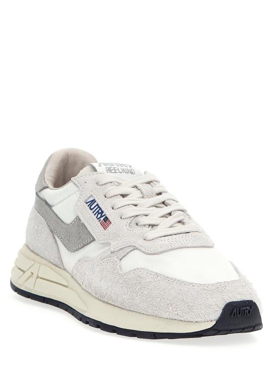 26FW 오트리 릴윈드 로우 나일론 스웨이드 스니커즈 WWLMNC04 Gray - AUTRY