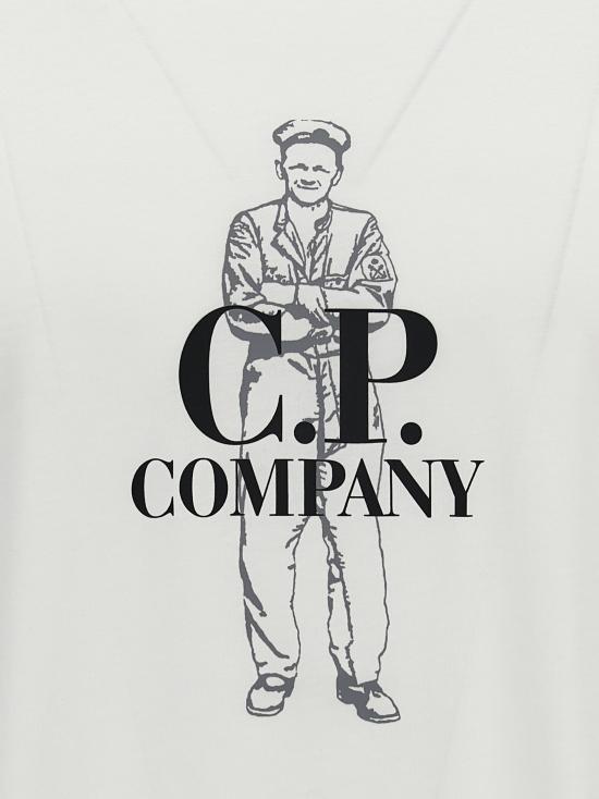 24FW 씨피 컴퍼니 반팔 티셔츠 17CMTS063A005100W103 - C.P. COMPANY