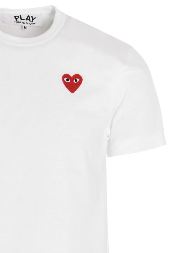  꼼데가르송 반팔 티셔츠 AX T1082WHITE White - COMME DES GARCONS