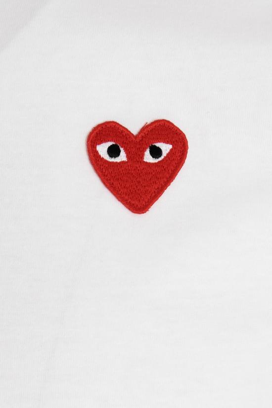  꼼데가르송 반팔 티셔츠 AX T1082WHITE White - COMME DES GARCONS