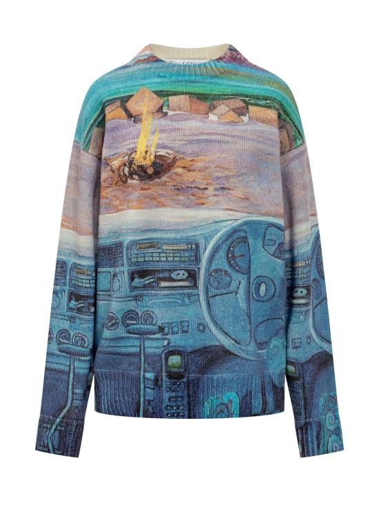 24FW JW앤더슨 스웨터 KW1294YN0373 835 CORNFLOWER BLUE