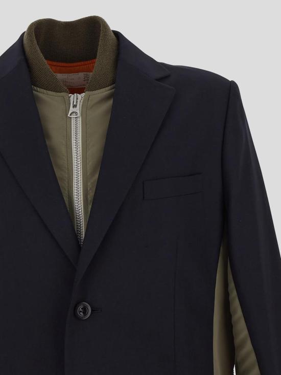  사카이 자켓 03266M237 NAVYKHAKIBEIGE - SACAI