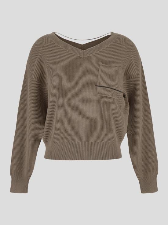  브루넬로 쿠치넬리 스웨터 M19196902C9592 Brown