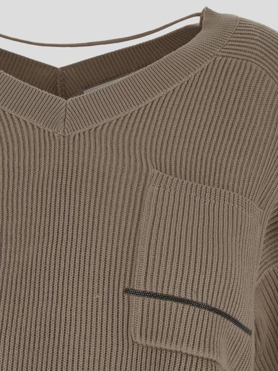  브루넬로 쿠치넬리 스웨터 M19196902C9592 Brown - BRUNELLO CUCINELLI