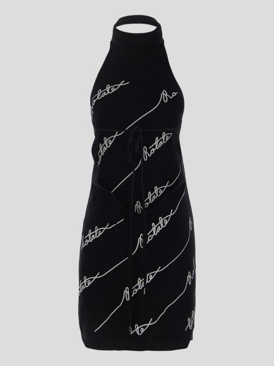  로테이트 미디 원피스 110112100BLACK Black - ROTATE