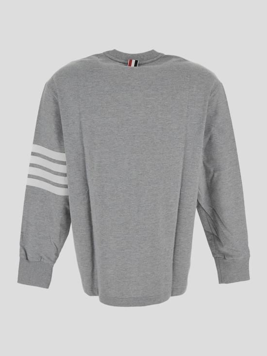  톰브라운 긴팔 티셔츠 FJS066A06221055 Grey - THOM BROWNE