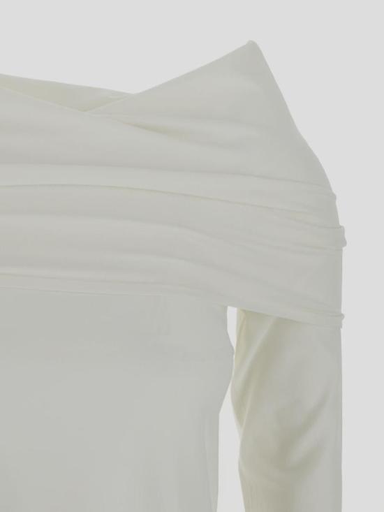  퀴라 긴팔 티셔츠 Q748KSQ0011 Beige - QUIRA