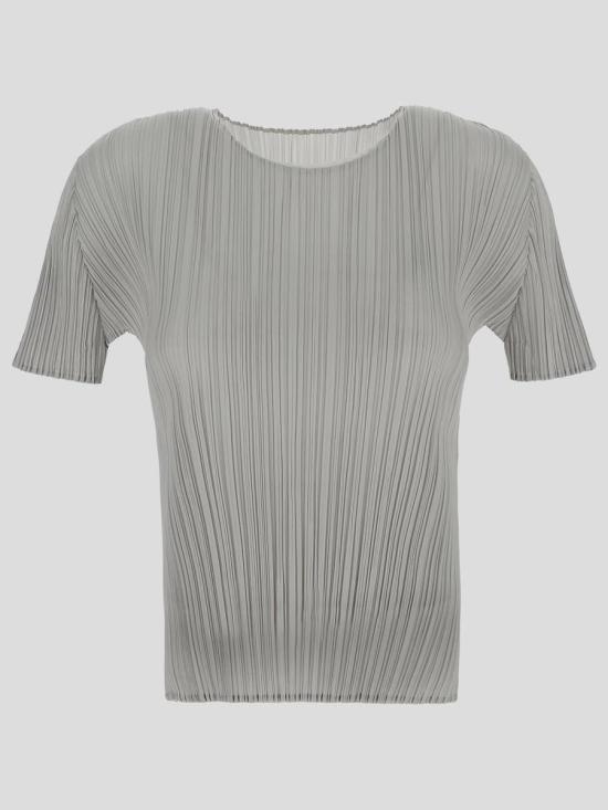  플리츠플리즈 반팔 티셔츠 PP46JK10310 LIGHTGRAY - PLEATS PLEASE