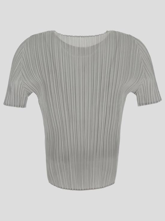  플리츠플리즈 반팔 티셔츠 PP46JK10310 LIGHTGRAY - PLEATS PLEASE