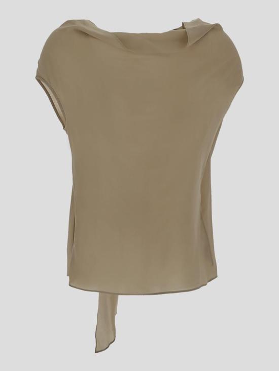  젠트리포르토피노 민소매 티셔츠 D100SEG0231 Beige - GENTRY PORTOFINO