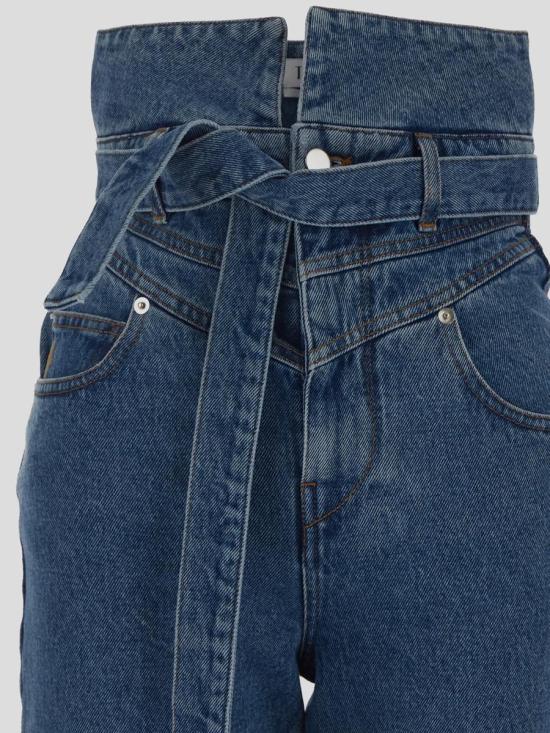  디 아티코 데님 팬츠 201WCP08D001045 DENIMWASHED - THE ATTICO