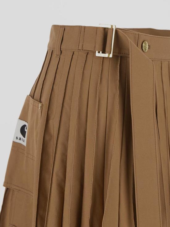  사카이 X 칼하트 WIP 미디 스커트 06744651 Beige - SACAI X CARHARTT WIP