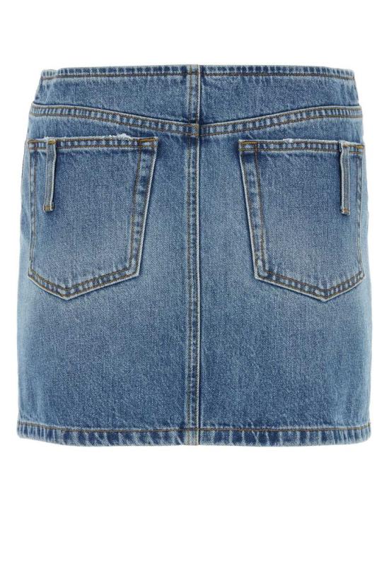  돌체앤가바나 데님 스커트 F4COED G8JQ2 S9001 BLUE - DOLCE & GABBANA