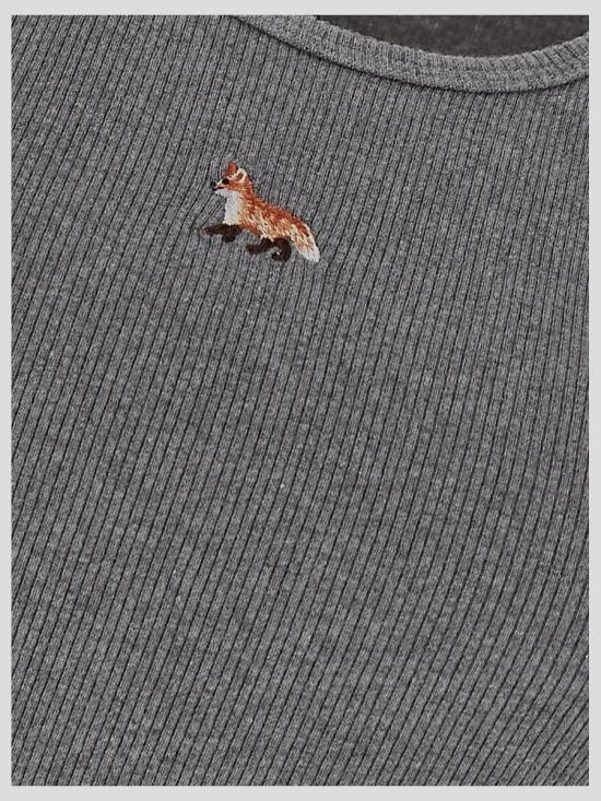  메종키츠네 롱 원피스 MW01602KJ0125H131 MEDIUM GREY MELANGE - MAISON KITSUNE