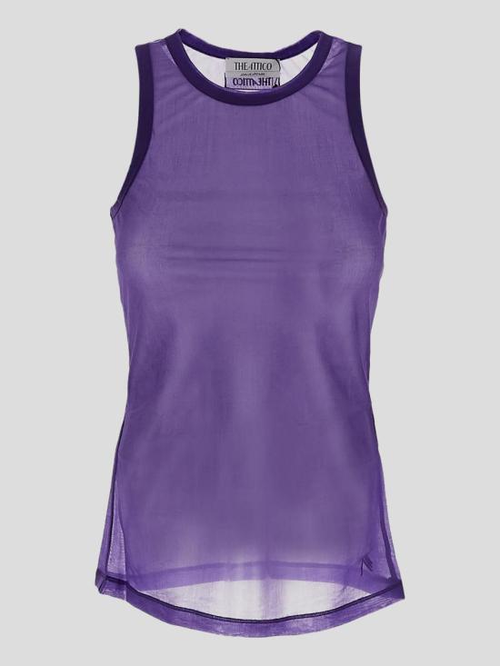  디 아티코 민소매 티셔츠 241WCT245PA49035 PURPLE