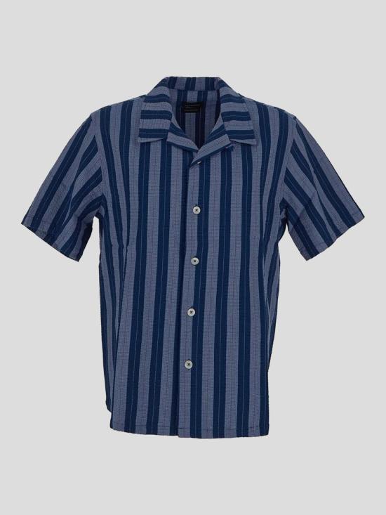  하울린 반팔 셔츠 COCKTAILDAMOREBLUESTRIPES NO COLOR - HOWLIN