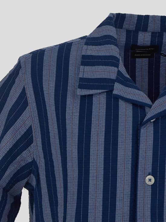  하울린 반팔 셔츠 COCKTAILDAMOREBLUESTRIPES NO COLOR - HOWLIN