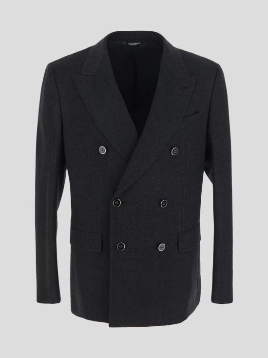  돌체앤가바나 코트 G2QU4ZFUBF4S8291 MELANGE GRIGIO - DOLCE & GABBANA