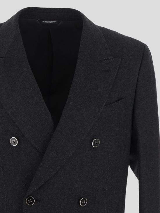  돌체앤가바나 코트 G2QU4ZFUBF4S8291 MELANGE GRIGIO - DOLCE & GABBANA