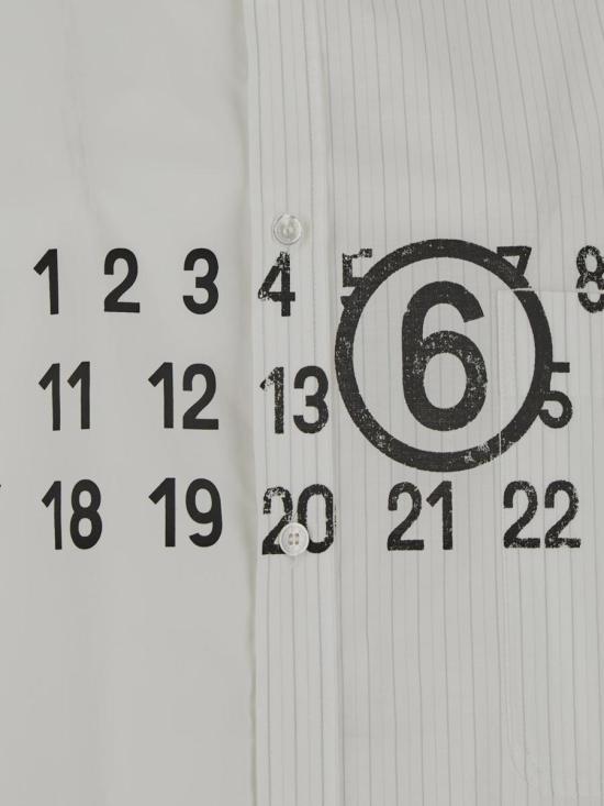  MM6 메종마르지엘라 긴팔 셔츠 SH0DT0005STZ119961 WHITE - MM6 MAISON MARGIELA