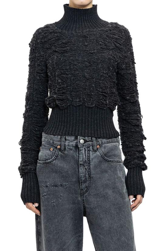 24FW MM6 메종마르지엘라 스웨터 S52HA0289M13045 855M GREY - MM6 MAISON MARGIELA