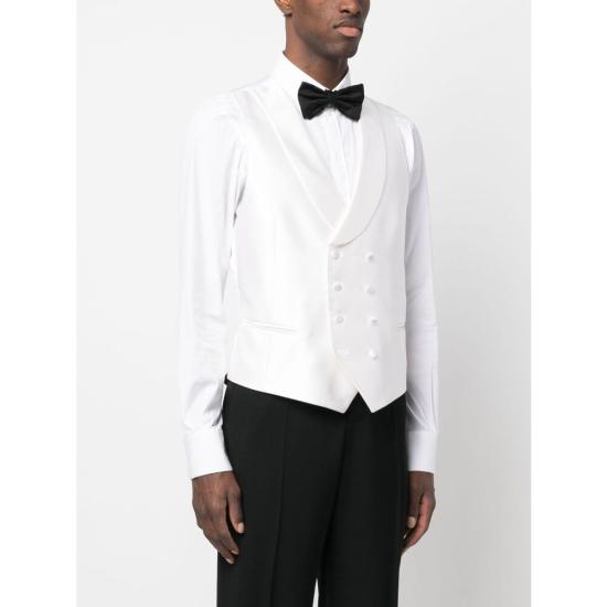  레이디 앤 베스트 GILET DPR G171 01 WHITE - LADY ANNE