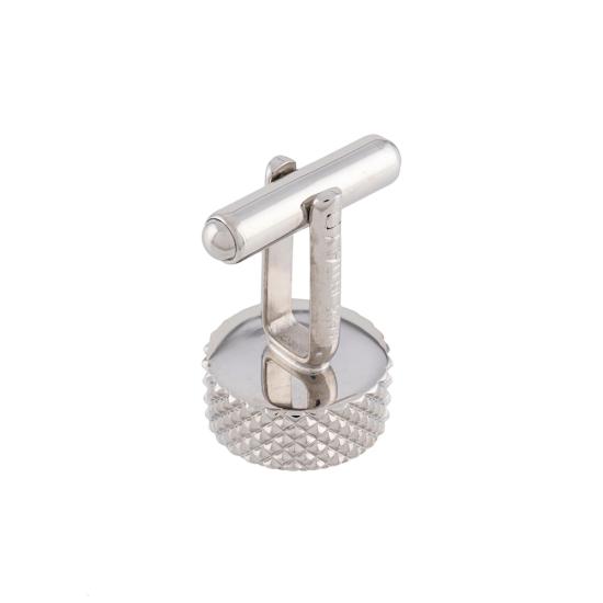  레이디 앤 커프스 링크/타이 홀더 GEM12 BORDE SILVER RED - LADY ANNE