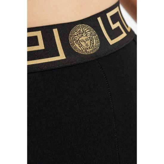 24FW 베르사체 스트레이트 팬츠 1A11143 1016402 1B000 BLACK - VERSACE