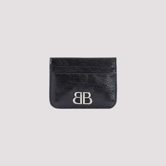 25SS 발렌시아가 가죽소품 7654632AAYP 1000 BLACK - BALENCIAGA